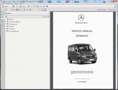 Mercedes Sprinter Repair Manual