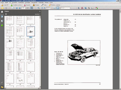 Mercedes w126 user manual #7