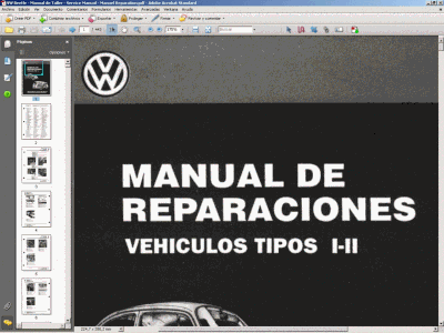 VW Beetle - Manual de Taller - Service Manual - Manuel Reparation