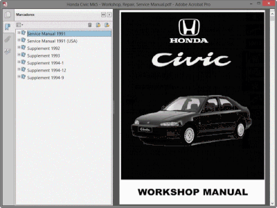 1991 honda civic repair manual free download