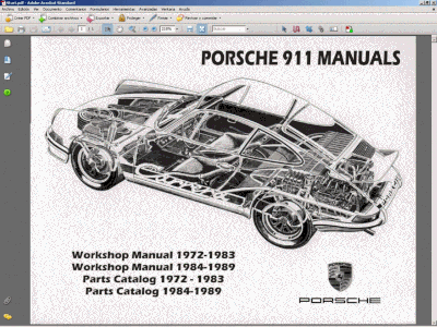 Porsche 911 - Service Manual - Wiring Diagram - Parts Manual