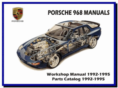 Porsche 968 1992 1995 Service