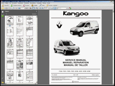 Renault инструкция kangoo