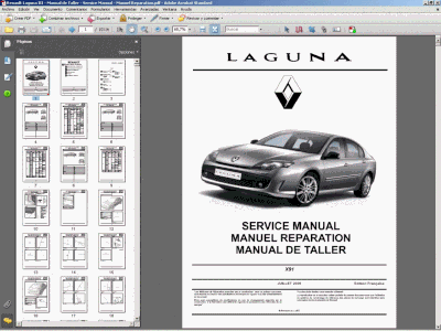 Renault laguna iii workshop manual