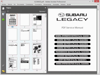 Subaru Legacy All Models 1995 2010