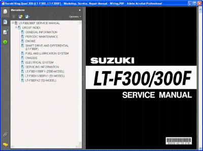 suzuki king quad 300 manual free