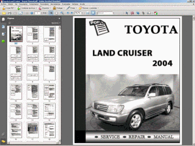 Toyota Land Cruiser Service Manual